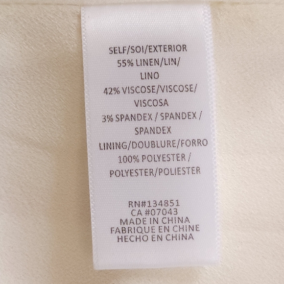 WAYF Summer Plaid Linen-Blend Checkered Button-Down Dress  S - Picture 8 of 10